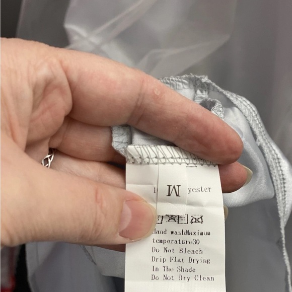 Sparkling Silver Sequin women’s long dress - Picture 3 of 3